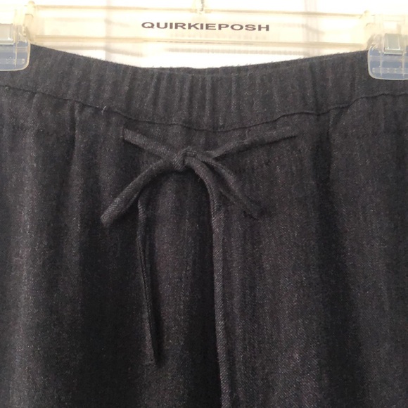 Zara Paperbag Joggers with pockets, Lg. drawstring waist elastic cuffs NWT 10/10 - Picture 4 of 9